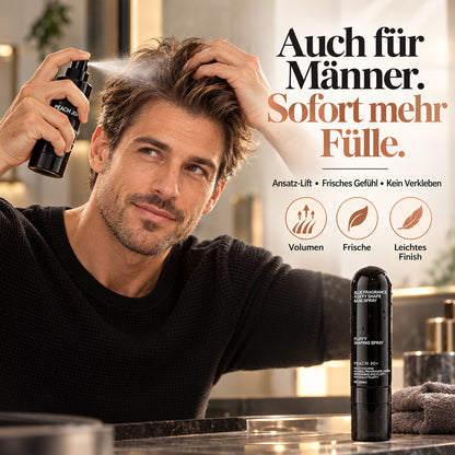 🏆🎁50% RABATT!✨🍑Haar‑Volumen‑Spray mit Pfirsichduft – Fülle & Halt ohne Verkleben – Ideal für feines & glattes Haar 💨