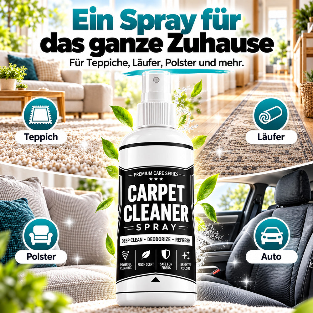 🔥🎁 2+1 GRATIS!!🥳 Tiefenreinigendes Teppichspray – entfernt hartnäckige Flecken und neutralisiert Gerüche sofort!