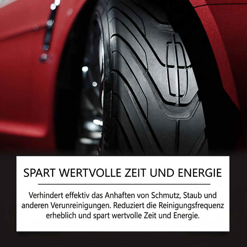 🛞✨ Hochleistungs-Reifen- & Felgenwachs – Tiefschwarzer Glanz, UV-Schutz & Langzeitversiegelung🚘✨