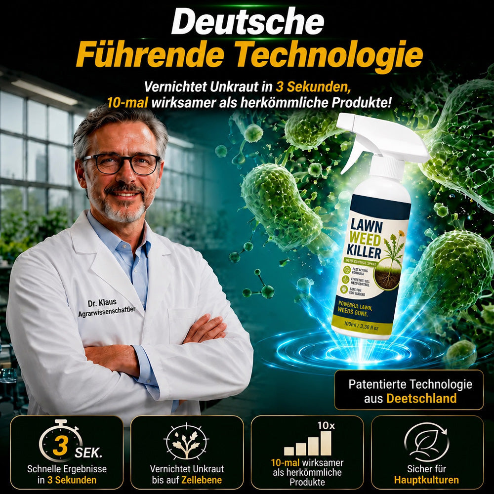🏆50 % RABATT🔥  🌿 Unkraut-Stop – Stark gegen Unkraut & hemmt neues Wachstum | Für Garten, Wege & Hof