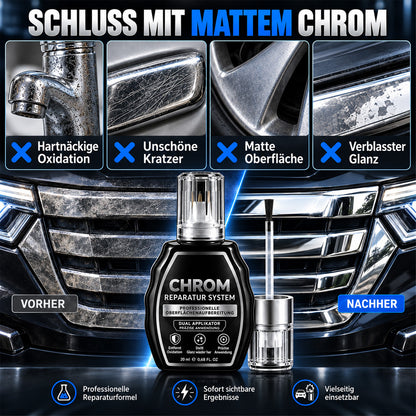🚗 Chrompflege 2-in-1 – Entfernt Oxidation & Bringt Metalloberflächen Zum Strahlen