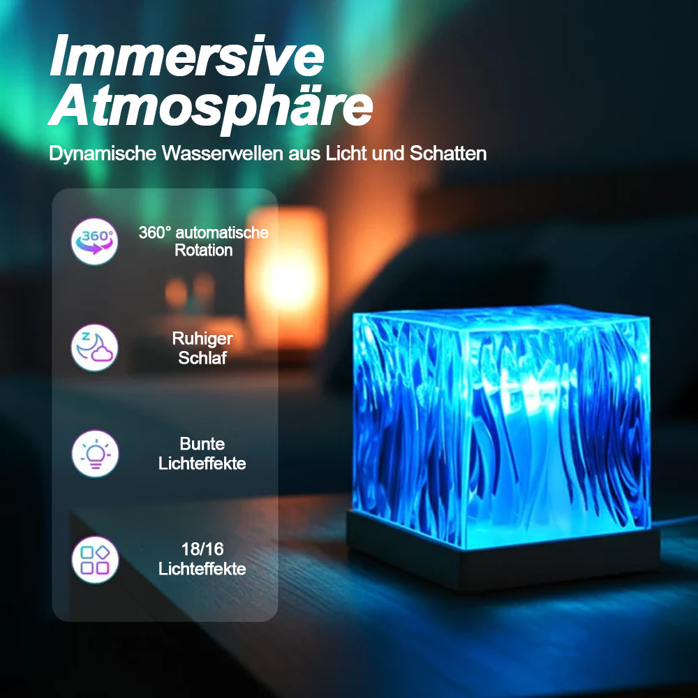 💥2026 Aktion: 50% Rabatt💥Nordlicht-Traum Projektor 2026 – 16-Farben-Aurora-Lampe, stimmungsvolle Beleuchtung für Schlafzimmer, moderne Deko-Leuchte für Zuhause