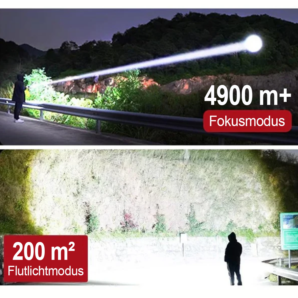 🔥heißer Verkauf🔥Zoombare Taschenlampe mit superstarkem Licht -Remifa®