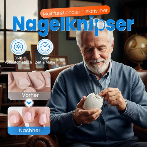 💥LETZTER TAG VERKAUF 50% RABATT💥 Universelle automatische Nagelfeile für Erwachsene und Kinder👶 – Safe, Quiet & Easy -Remifa®