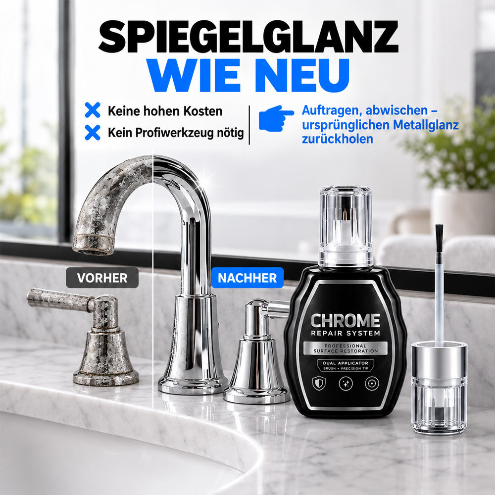 🚗 Chrompflege 2-in-1 – Entfernt Oxidation & Bringt Metalloberflächen Zum Strahlen