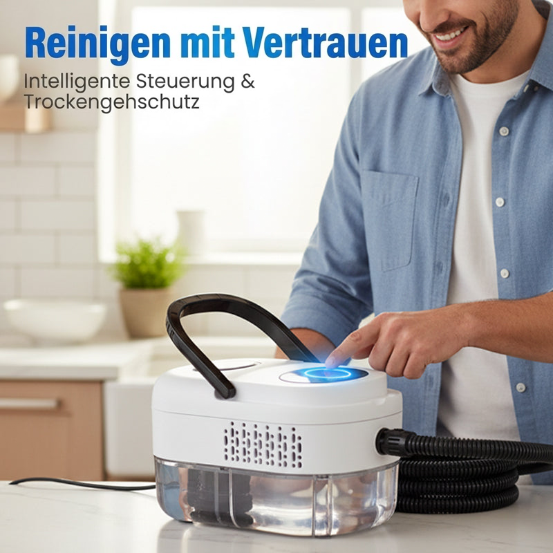 upsell 60% off📢📢50% Rabatt  !!!⏰Hochdruck-Dampfreiniger mit LCD-Display｜Vielseitig für Zuhause, Auto & Küche｜Effektiv gegen Fett & Bakterien✨