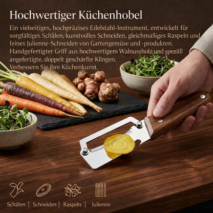 🥕🔥 Multifunktionaler Gemüseschäler für die Küche – Rostfreie Klinge, Ergonomischer Griff & Ideal für Obst & Gemüse ✨