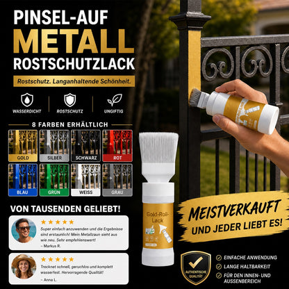 🥳50% RABATT｜Über 50.000 verkauft! Wasserbasierende Metallic-Silberfarbe mit integriertem Pinsel, überdeckt Kratzer und Flecken, frischt Ihr Zuhause auf