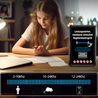 Leistungsstarkes Plug-In-Ultraschall-Nagetierabwehrmittel