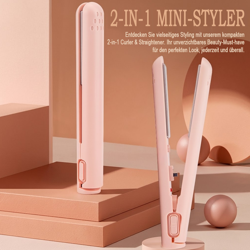 🌈2-in-1 Mini Lockenstab 🎁