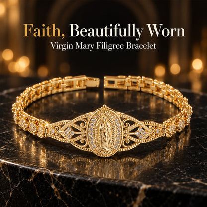 ⏳ NUR FÜR KURZE ZEIT ⏰ Maria-Armband, filigranes Blumendesign – Perfekt zu jedem Outfit & als Geschenk ✨