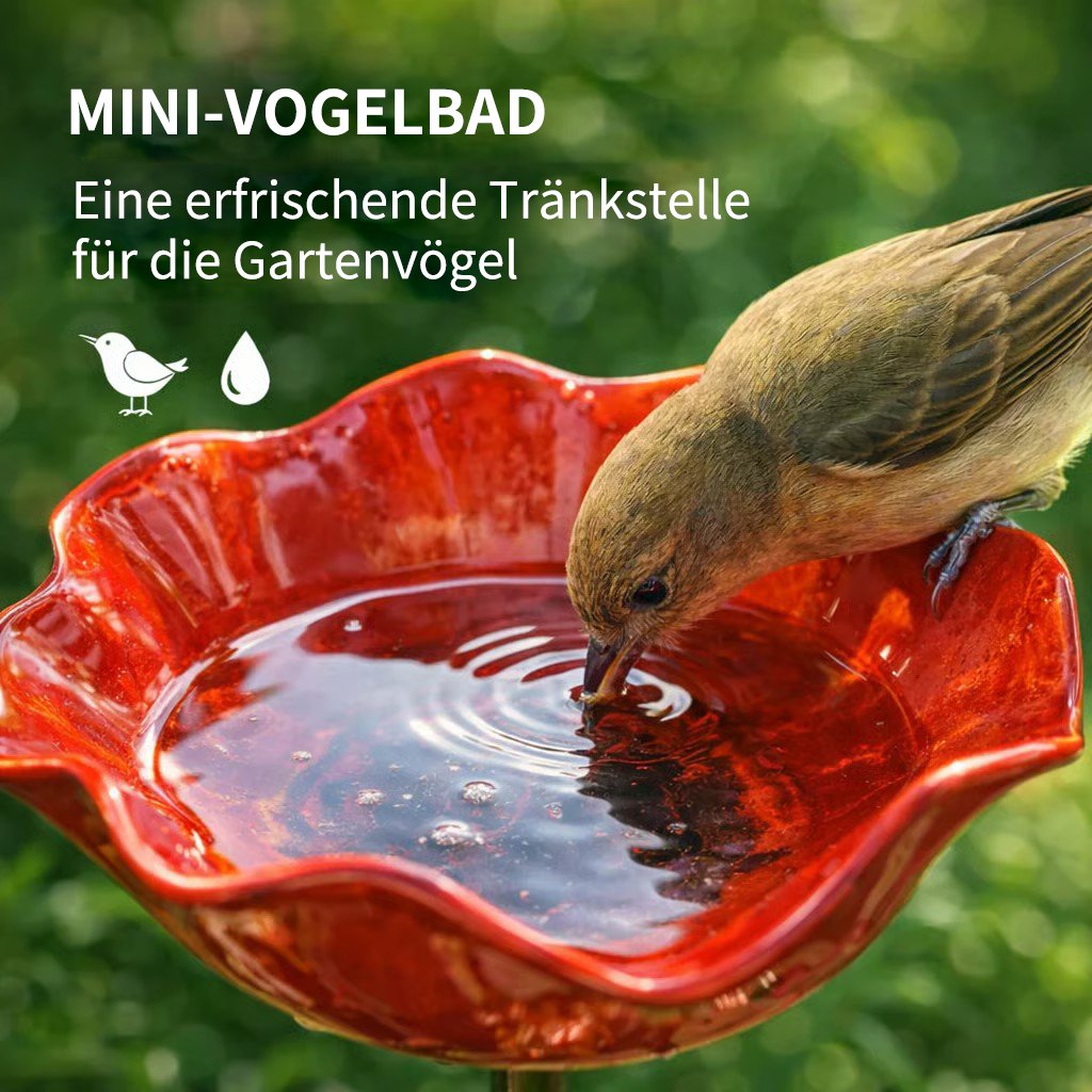 💖🎁 Geschenke zum Muttertag 2026 mit 49 % Rabatt 🎁Handgefertigter Metall-Gartenstecker mit Blume und Vogel 🐦