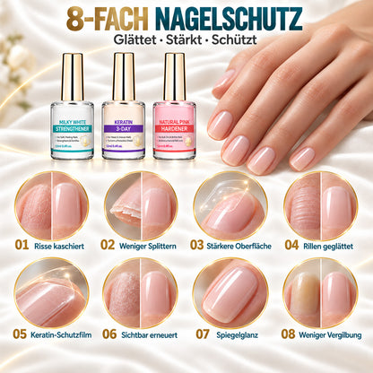 💜💅 Fliederfarbener Glanz-Nagelhärter | Leichtes Serum spendet Feuchtigkeit, stärkt die Nagelplatte & reduziert das Risiko von Nagelschäden