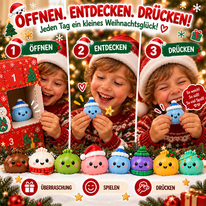 Squishy Dumpling Adventskalender 2026|24 einzigartige Knödel-Squishys, tausende Bestellungen weltweit, limitierte Auflage