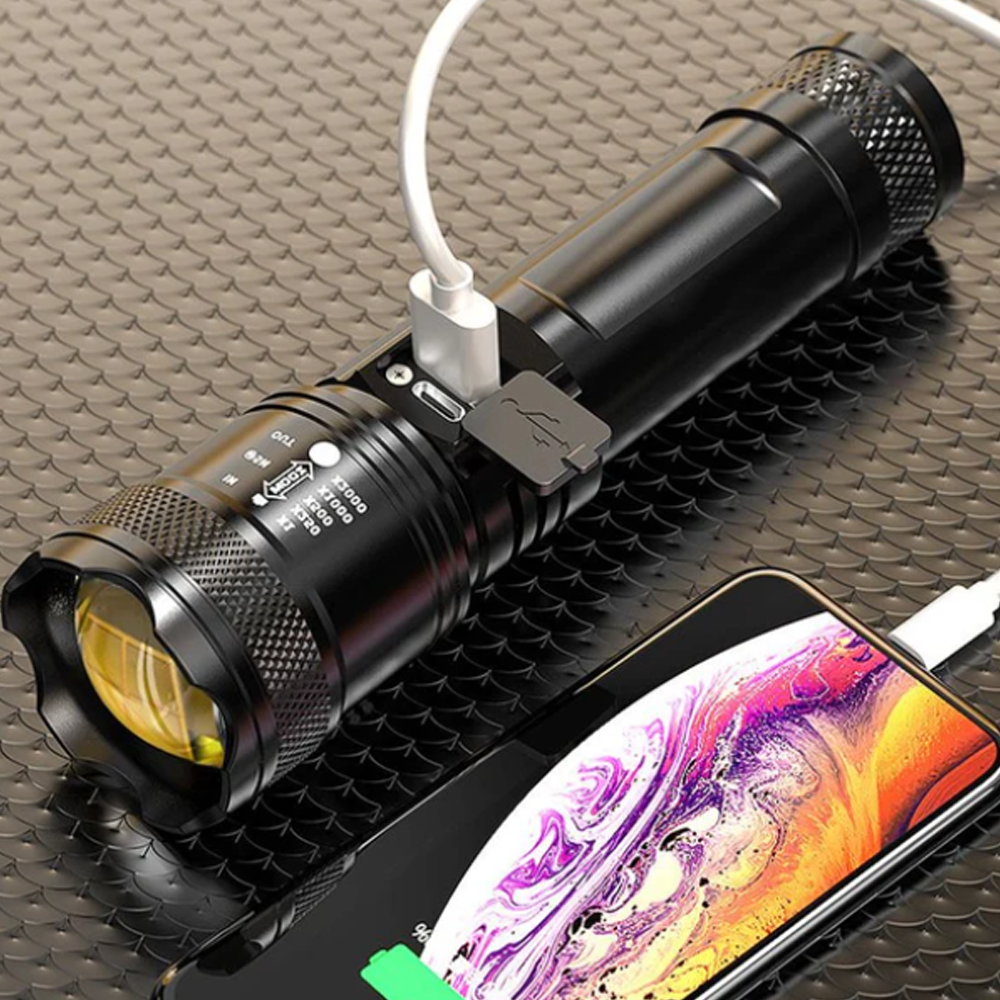 🔥heißer Verkauf🔥Zoombare Taschenlampe mit superstarkem Licht -Remifa®
