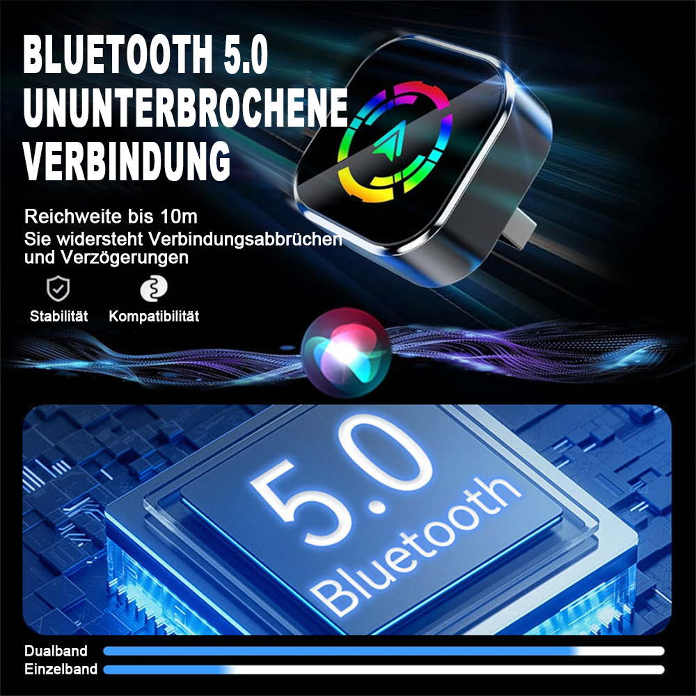 🚗📱 2-in-1-WLAN-Adapter: Kabellos Auto-Connect für iPhone & Android – Fahrsicherheit & Freiheit genießen! 🔋🎉