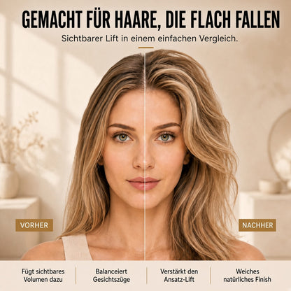 🎉🎉 50 % RABATT | NUR FÜR KURZE ZEIT!  Fluffy Hair Shaping Spray – Haarspray mit lang anhaltendem Pfirsichduft für mehr Volumen und perfekten Halt den ganzen Tag.