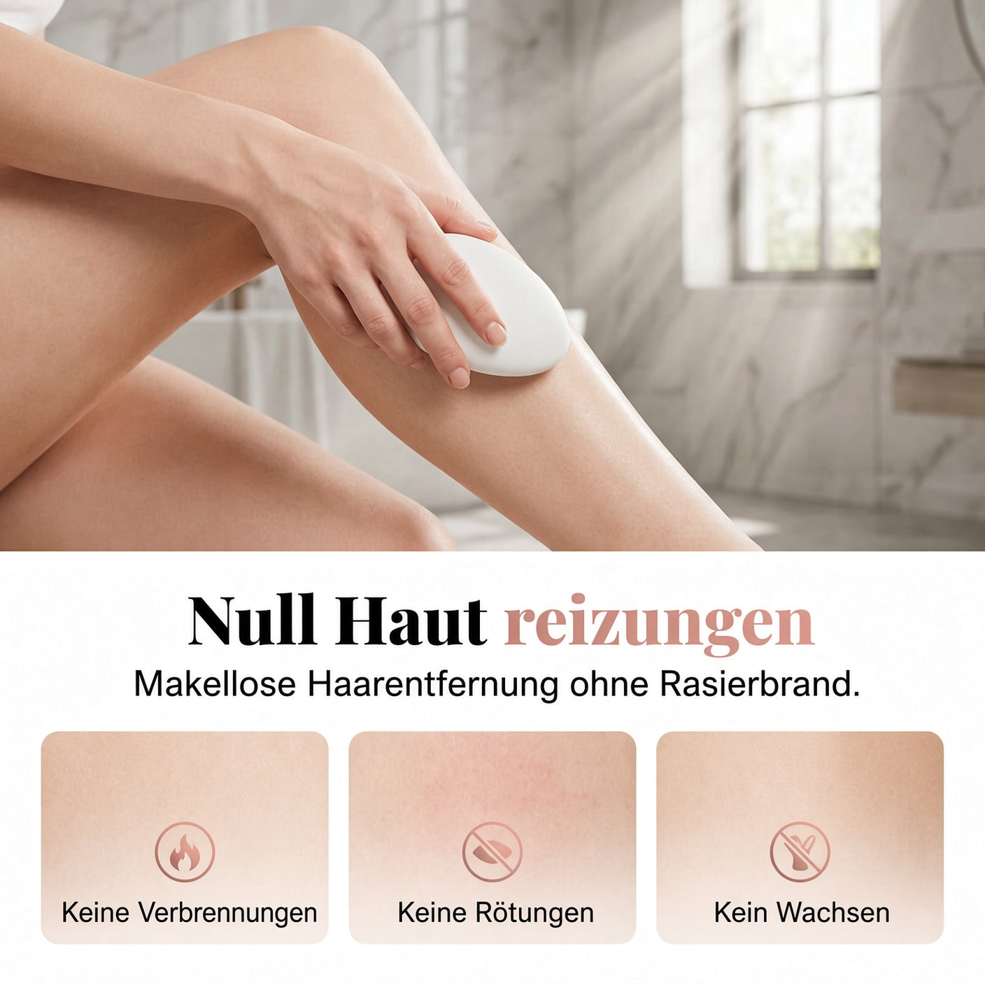 🥳2026 TOP-SELLER🥳💎Ergonomisches Haarentfernungsgerät mit Schutzhülle✨ Kristall-Haarentferner 🪒 Glatte Haut ohne Rasierer! ✨