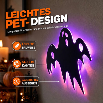 🎃Halloween-Wandaufkleber, die im Dunkeln leuchten✨ Sanftes LED-Licht 🩹 Einfach aufkleben
