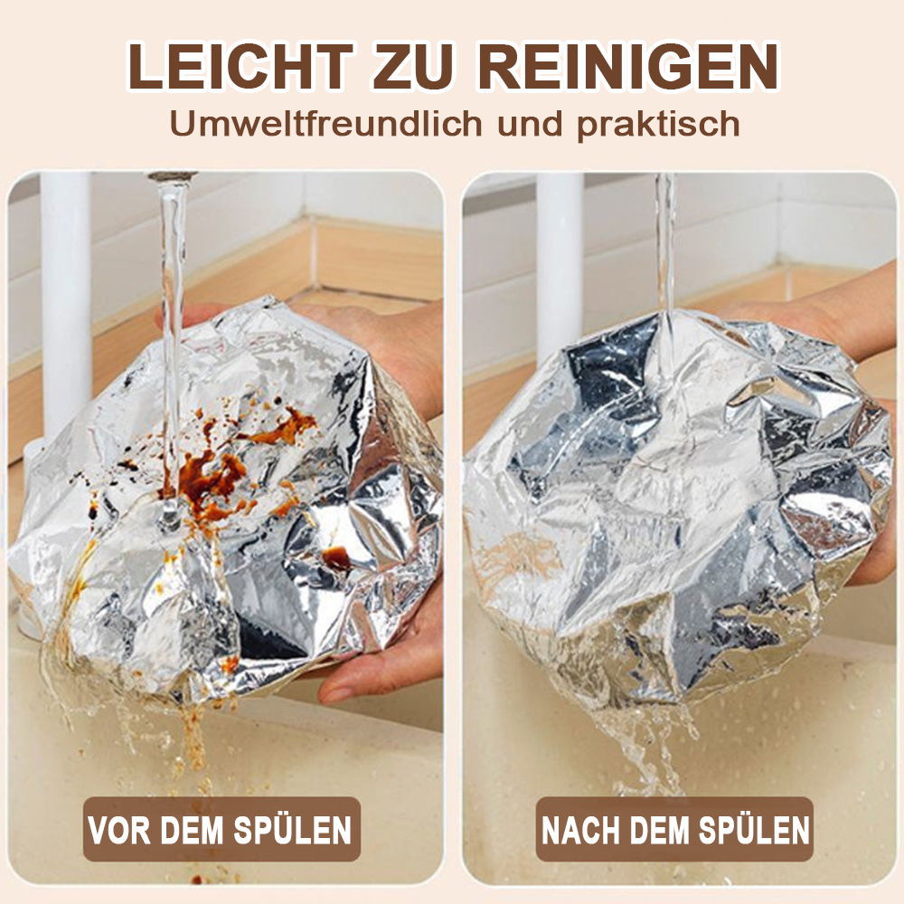 🏠 Aluminiumfolien-Wärmeisolierhaube – Speisen länger warm halten, ideal für Zuhause & unterwegs