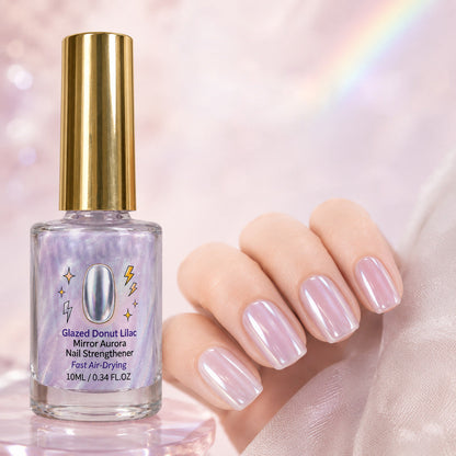 💜💅 Fliederfarbener Glanz-Nagelhärter | Leichtes Serum spendet Feuchtigkeit, stärkt die Nagelplatte & reduziert das Risiko von Nagelschäden