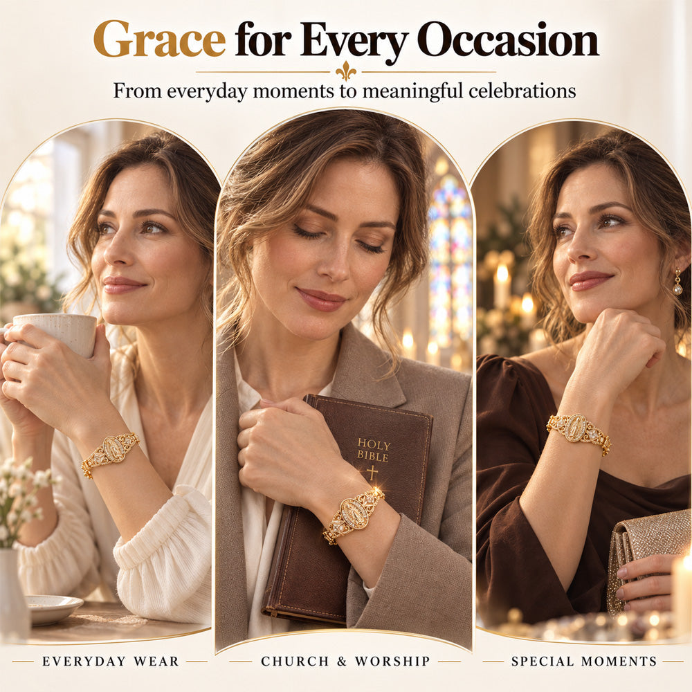 ⏳ NUR FÜR KURZE ZEIT ⏰ Maria-Armband, filigranes Blumendesign – Perfekt zu jedem Outfit & als Geschenk ✨