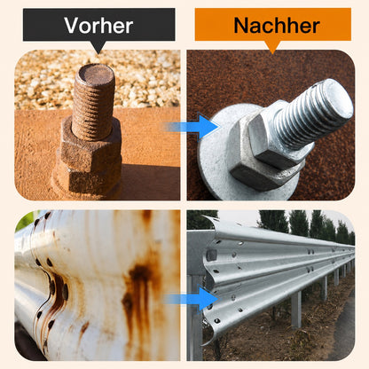 🥳50% RABATT｜Über 50.000 verkauft! Wasserbasierende Metallic-Silberfarbe mit integriertem Pinsel, überdeckt Kratzer und Flecken, frischt Ihr Zuhause auf