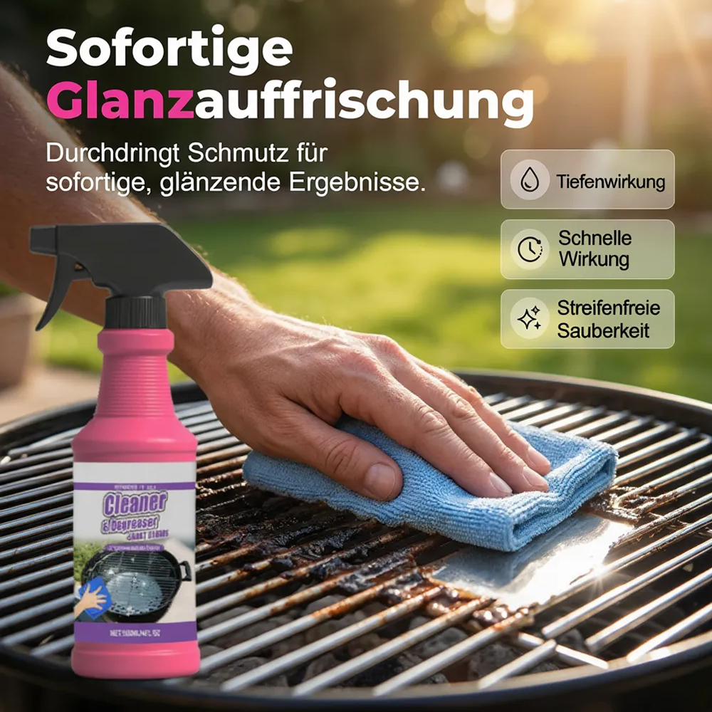 ✨🧼 Schnell wirkendes Hochleistungs-Grill-Entfettungsspray