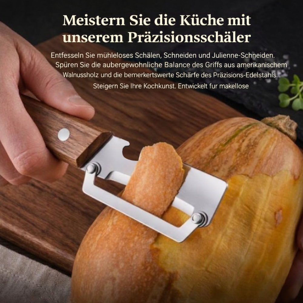 🥕🔥 Multifunktionaler Gemüseschäler für die Küche – Rostfreie Klinge, Ergonomischer Griff & Ideal für Obst & Gemüse ✨