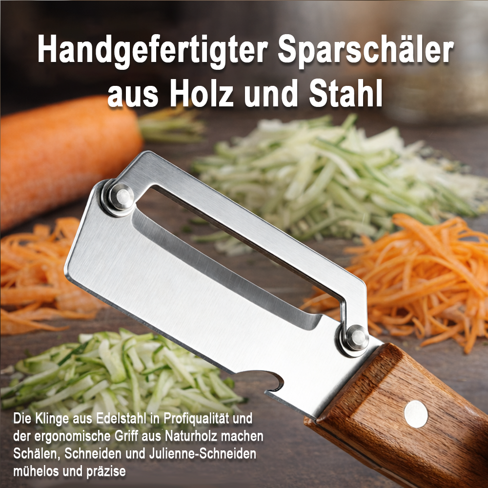 🥕🔥 Multifunktionaler Gemüseschäler für die Küche – Rostfreie Klinge, Ergonomischer Griff & Ideal für Obst & Gemüse ✨