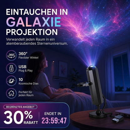 🌌 HD Galaxie- & Ozean-Projektor – Einfach einstecken & genießen! 🥳 Bereits über 50.000 begeisterte Kunden! ✨