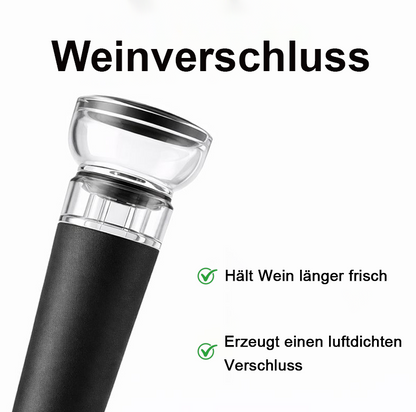 🎉Neujahrsdeal! 50% Rabatt🍷 WEINMEISTER Pro – Elektrischer Korkenzieher-Set ✨ Premium Design | Leise & Kraftvoll | Wiederaufladbar
