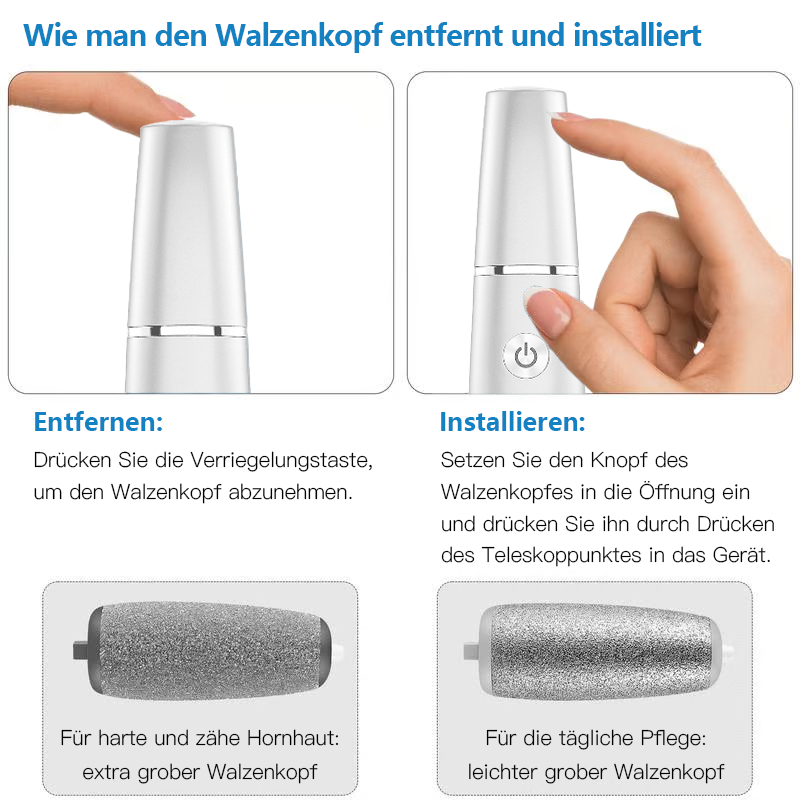 💥 Heißer Verkauf – 60 % Rabatt💥Elektrischer Hornhautentferner für die Füße👣