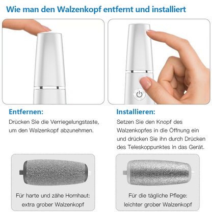 💥 Heißer Verkauf – 60 % Rabatt💥Elektrischer Hornhautentferner für die Füße👣