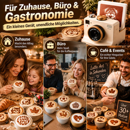 ☕ 50% RABATT!✨Retro-Kaffeekamera für kreative Kaffeemomente