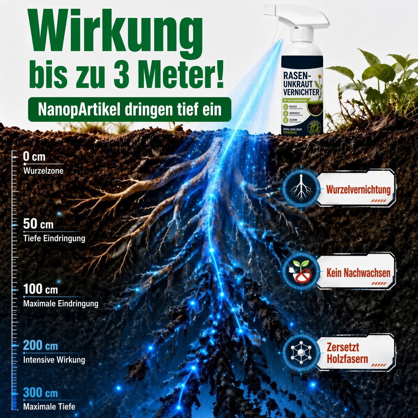 ♻️50 % RABATT 🌿 Unkraut-Stop – 🔥Stark gegen Unkraut & hemmt neues Wachstum | Für Garten, Wege & Hof ⚡