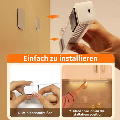 🏆💡Bohrfreie intelligente Sensor magnetische aufladbare LED-Leuchte -Remifa®