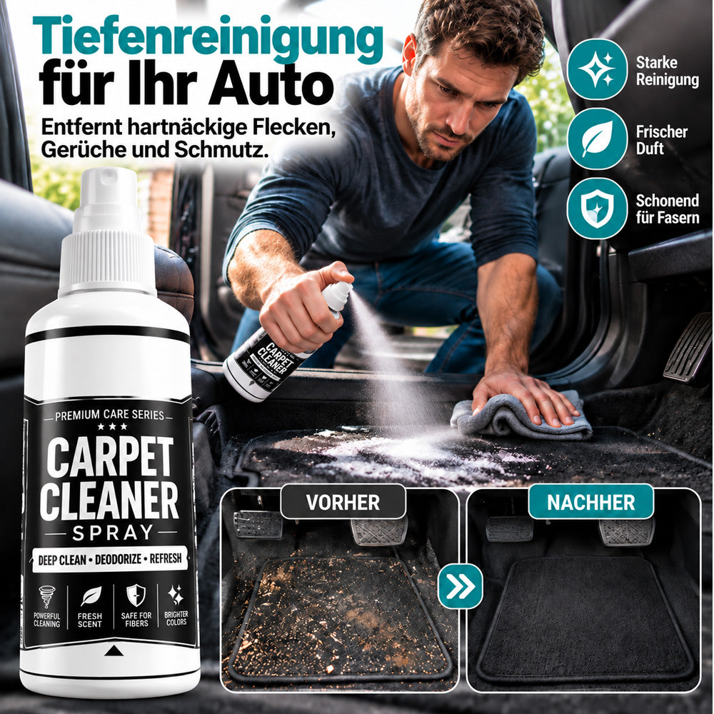 🔥🎁 2+1 GRATIS!!🥳 Tiefenreinigendes Teppichspray – entfernt hartnäckige Flecken und neutralisiert Gerüche sofort!