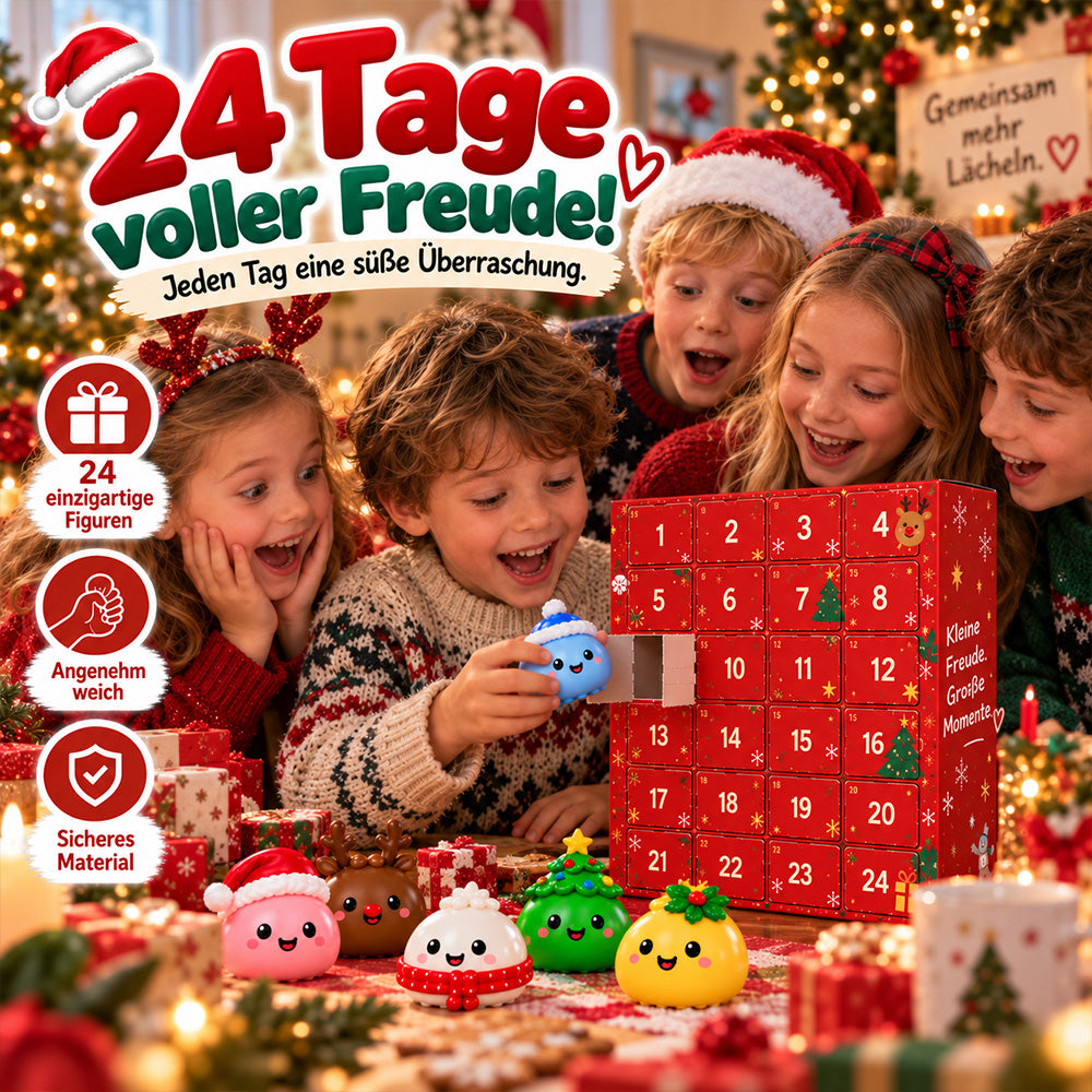 Squishy Dumpling Adventskalender 2026|24 einzigartige Knödel-Squishys, tausende Bestellungen weltweit, limitierte Auflage