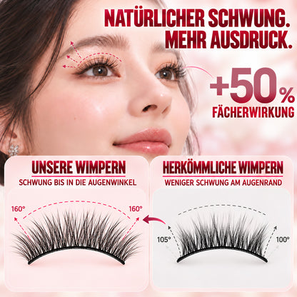 🌺Glue-Free Self-Adhesive Lashes – 3-Second, Natural & Reusable