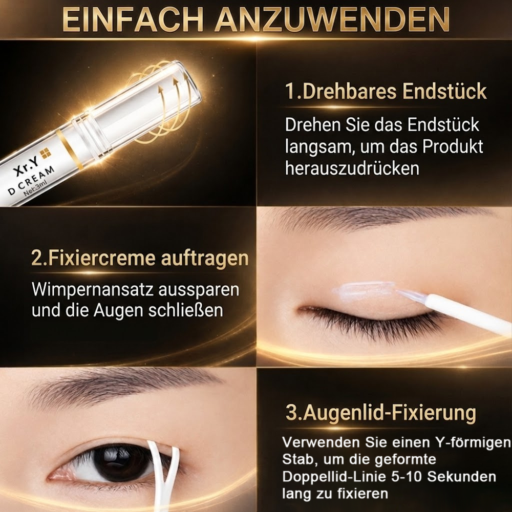💫50 % Rabatt – Nur heute! | Doppellid-Stift – Natürlicher Lidfalten-Effekt in 3 Sekunden, ohne OP!