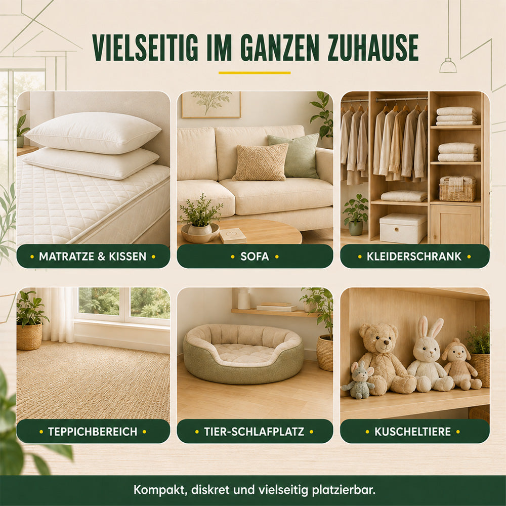 ♻️Milbenschutz-Säckchen gegen Hausstaubmilben | Milben in Matratze, Bett und Sofa wirksam bekämpfen – für hygienische Frische und erholsamen Schlaf✨