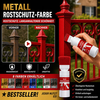 🥳50% RABATT｜Über 50.000 verkauft! Wasserbasierende Metallic-Silberfarbe mit integriertem Pinsel, überdeckt Kratzer und Flecken, frischt Ihr Zuhause auf