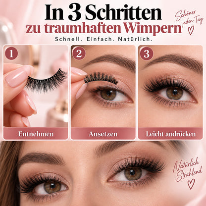 ✨Wiederverwendbare Selbstklebende Wimpern| Wacher Blick in 3 Sekunden👀– Ohne Kleber, Ohne Aufwand!