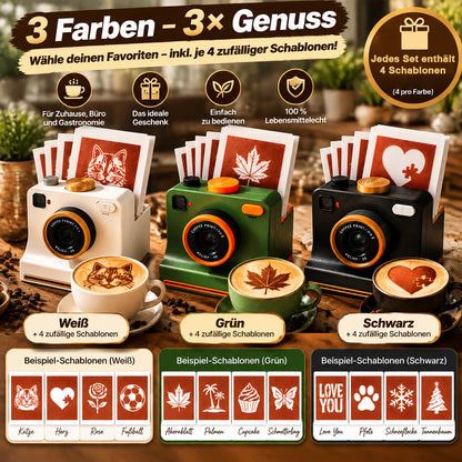 ☕ 50% RABATT!✨Retro-Kaffeekamera für kreative Kaffeemomente