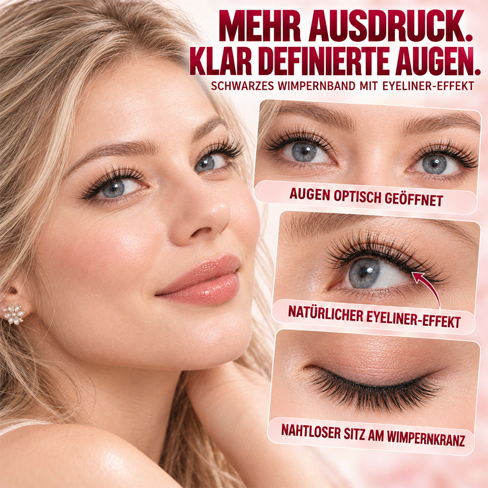 🌺Glue-Free Self-Adhesive Lashes – 3-Second, Natural & Reusable
