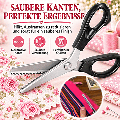 ✂️ 2er Set Stoffscheren für kreative Kleidung – Fransen entfernen, Kanten veredeln & alte Kleidung neu gestalten