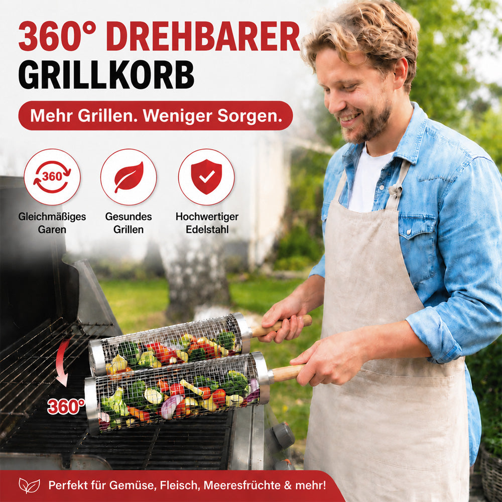 🔥Rollende Grillmand 🔥