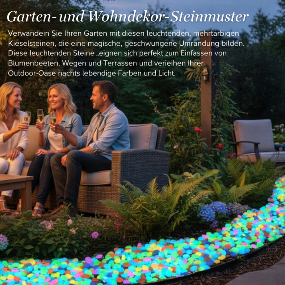 🔥1000 kaufen, 1000 gratis dazu🔥Leuchtende Steine für Garten- und Wohnkultur