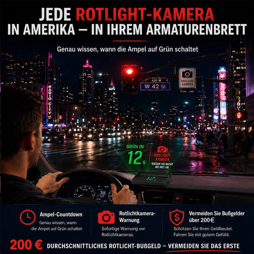🚘 HUD Head-Up Display – Sicher fahren ohne Ablenkung